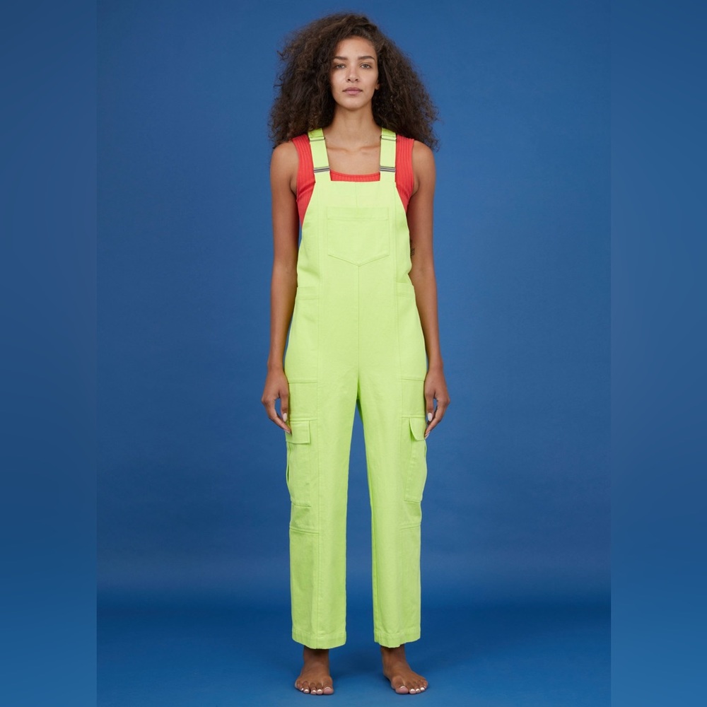 Ilana Kohn Mars Overalls in Neon Glow — Size Medium